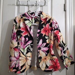 AND Multicolor Floral Blazer